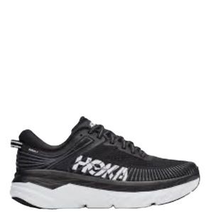 HOKA ONE ONE BONDI 7 BLACK/WHITE WOMENS SIZE 9